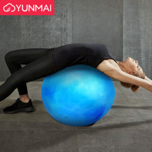 YUNMAI μπάλα γυμναστικής YMYB-P202, 65cm, μπλε | Οικιακές & Προσωπικές Συσκευές | elabstore.gr