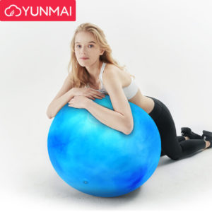YUNMAI μπάλα γυμναστικής YMYB-P202, 65cm, μπλε | Οικιακές & Προσωπικές Συσκευές | elabstore.gr