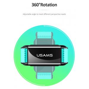 USAMS βάση smartphone για αυτοκίνητο US-ZJ045, μαύρη | eLabstore.gr