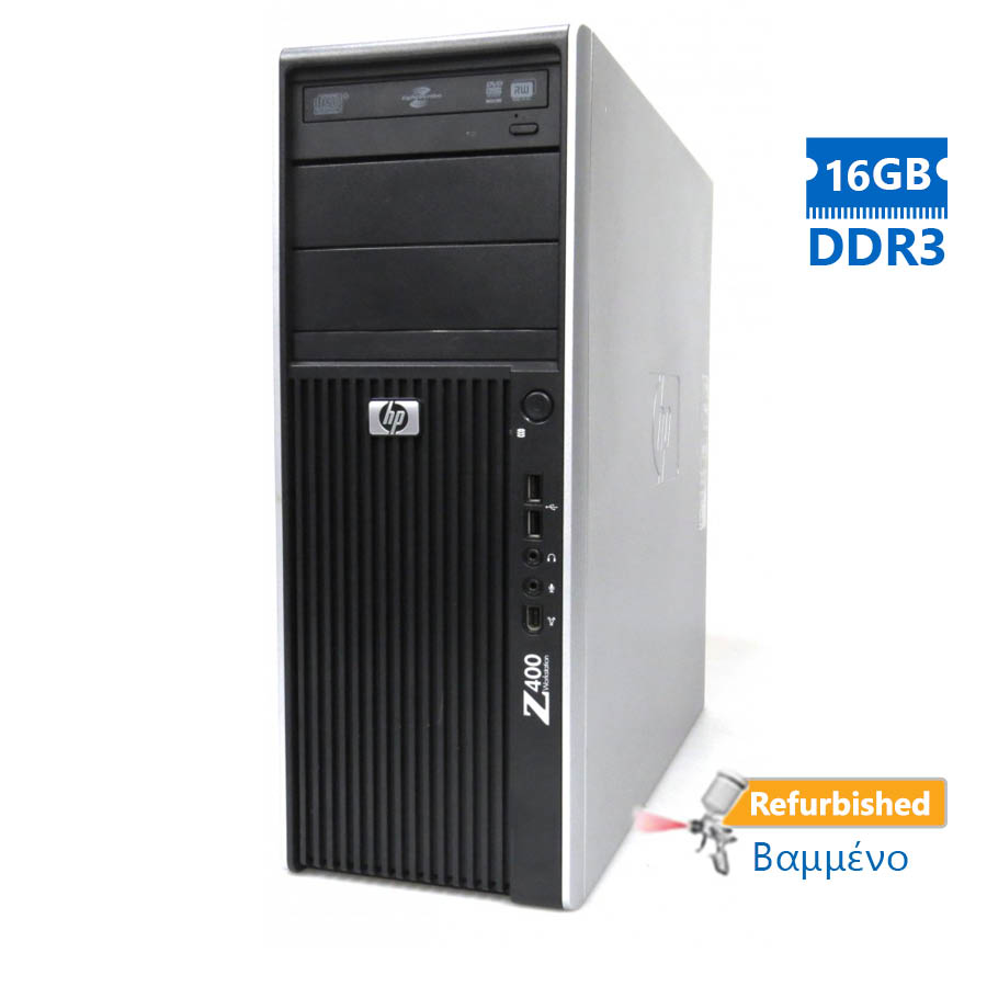HP Z400 Tower Xeon QC-W3565 (4-Cores)/ 16GB DDR3/ 1TB/ Κάρτα Γραφικών1GB/ DVD/ 7P Grade A+ Workstation Re | eLabstore.gr HP Z400 Tower Xeon QC-W3565 (4-Cores)/16GB DDR3/1TB/Κάρτα Γραφικών1GB/DVD/7P Grade A+ Workstation Re | Refurbished | elabstore.gr