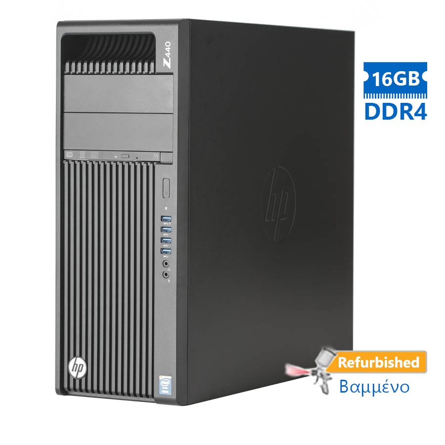 HP Z440 Tower Xeon E5-1650V3(6-Cores)/16GB DDR4/500GB/Κάρτα Γραφικών 4GB/No ODD/8P Grade A+ Workstat | eLabstore.gr HP Z440 Tower Xeon E5-1650V3(6-Cores)/16GB DDR4/500GB/Κάρτα Γραφικών 4GB/No ODD/8P Grade A+ Workstat | Refurbished | elabstore.gr