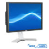 Used Monitor (A-) 2408WFPB TFT/Dell/24"/1920x1200/Wide/Silver/Black/D-SUB & DVI-D & HDMI & DP & USB | Refurbished | elabstore.gr