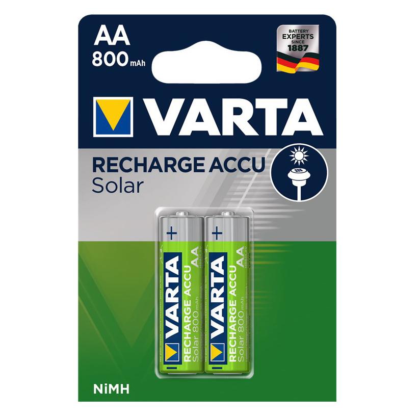 VARTA επαναφορτιζόμενη μπαταρία solar 56736, 800mAh, AA HR6 Mignon, 2τμχ | eLabstore.gr VARTA επαναφορτιζόμενη μπαταρία solar 56736, 800mAh, AA HR6 Mignon, 2τμχ | Μπαταρίες | elabstore.gr