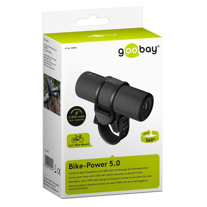 GOOBAY Power bank με βάση ποδήλατου 58944, 5000mAh, 1x output, 2A, μαύρο | eLabstore.gr GOOBAY Power bank με βάση ποδήλατου 58944, 5000mAh, 1x output, 2A, μαύρο - Image 6