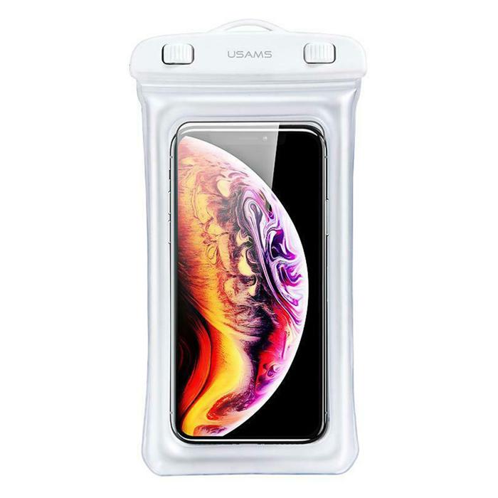 USAMS αδιάβροχη θήκη κινητού YD007, έως 6", IPX8, λευκή | eLabstore.gr USAMS αδιάβροχη θήκη κινητού YD007, έως 6", IPX8, λευκή | Αξεσουάρ κινητών | elabstore.gr