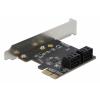 DELOCK κάρτα επέκτασης PCI σε 4x SATA 90010, 6Gb/s | PC & Αναβάθμιση | elabstore.gr