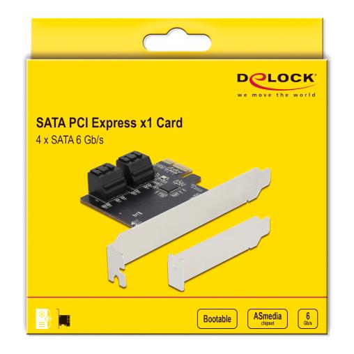 DELOCK κάρτα επέκτασης PCI σε 4x SATA 90010, 6Gb/s | eLabstore.gr DELOCK κάρτα επέκτασης PCI σε 4x SATA 90010, 6Gb/s | PC & Αναβάθμιση | elabstore.gr