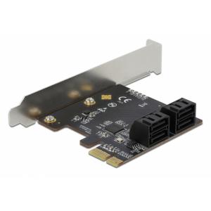 DELOCK κάρτα επέκτασης PCI σε 4x SATA 90010, 6Gb/s | PC & Αναβάθμιση | elabstore.gr