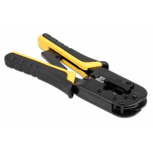 DELOCK εργαλείο πτύχωσης με απογυμνωτή καλωδίων RJ45/12/11 90520, 8+6P | Εργαλεία | elabstore.gr