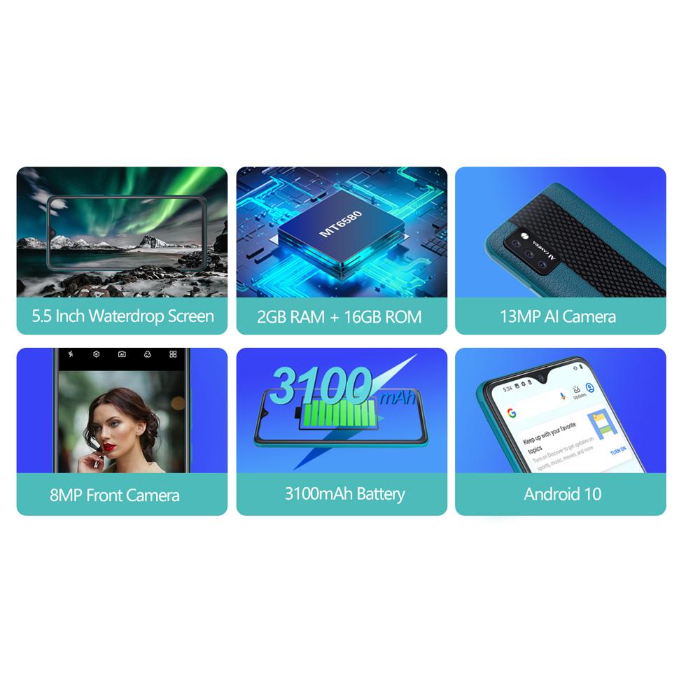 CUBOT Smartphone J8, 5.5", 2/16GB, Quad-Core, Android 10 Go, μαύρο | eLabstore.gr CUBOT Smartphone J8, 5.5", 2/16GB, Quad-Core, Android 10 Go, μαύρο | Mobile Συσκευές | elabstore.gr