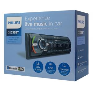 PHILIPS ηχοσύστημα αυτοκινήτου CE235BT-05, Bluetooth/FM/AUX/SD/USB | Gadgets - Αξεσουάρ | elabstore.gr