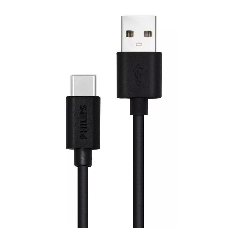 PHILIPS καλώδιο USB σε USB Type-C DLC3104A-00, 1.2m, μαύρο | eLabstore.gr PHILIPS καλώδιο USB σε USB Type-C DLC3104A-00, 1.2m, μαύρο | Αξεσουάρ κινητών | elabstore.gr
