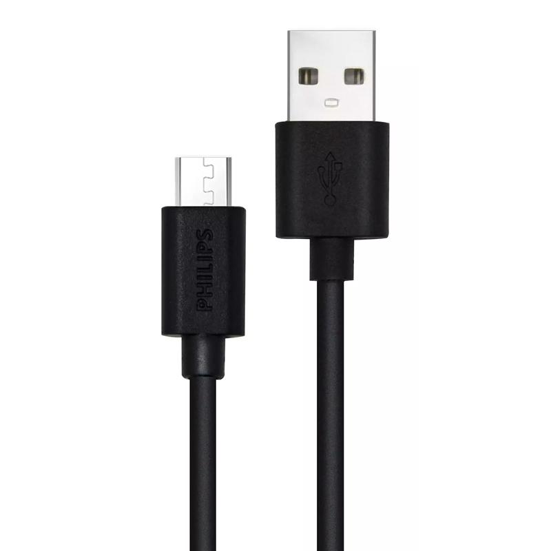 PHILIPS καλώδιο USB σε Micro USB DLC3104U-00, 1.2m, μαύρο | eLabstore.gr PHILIPS καλώδιο USB σε Micro USB DLC3104U-00, 1.2m, μαύρο | Αξεσουάρ κινητών | elabstore.gr