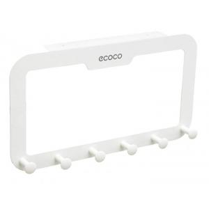 ECOCO μεταλλική κρεμάστρα πόρτας E1605, 40x22x4cm, λευκή | Οικιακές & Προσωπικές Συσκευές | elabstore.gr
