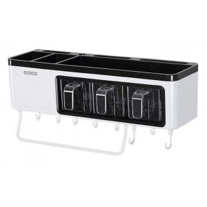 ECOCO πολυχρηστική βάση τοίχου για κουζίνα E1714, 40x12x11cm, μαύρη | Οικιακές & Προσωπικές Συσκευές | elabstore.gr