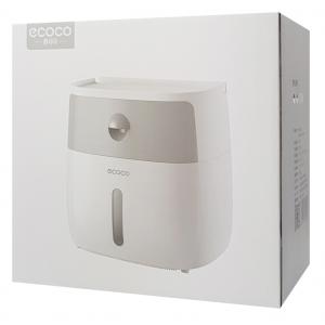 ECOCO βάση μπάνιου για χαρτί E1804, με συρτάρη, λευκή | Οικιακές & Προσωπικές Συσκευές | elabstore.gr