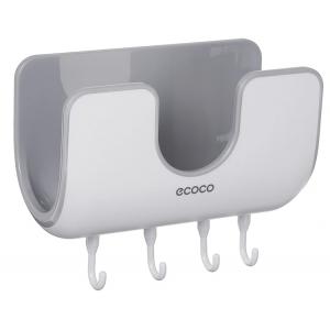 ECOCO βάση τοίχου για κουζίνα E1813, 20 x 9.5 x 12.5cm, λευκή-γκρι | Οικιακές & Προσωπικές Συσκευές | elabstore.gr
