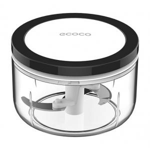 ECOCO Χειροκίνητος πολυκόφτης E1919, 200ml, 2 λεπίδες, μαύρος | Οικιακές & Προσωπικές Συσκευές | elabstore.gr