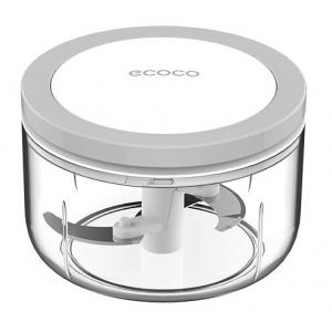 ECOCO Χειροκίνητος πολυκόφτης E1920, 550ml, 3 λεπίδες, γκρι | Οικιακές & Προσωπικές Συσκευές | elabstore.gr