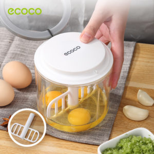 ECOCO Χειροκίνητος πολυκόφτης E1921, 1000ml, 5 λεπίδες, γκρι | Οικιακές & Προσωπικές Συσκευές | elabstore.gr