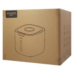 ECOCO δοχείο αποθήκευσης ρυζιού E2005, 10kg, λευκό-γκρι | Οικιακές & Προσωπικές Συσκευές | elabstore.gr