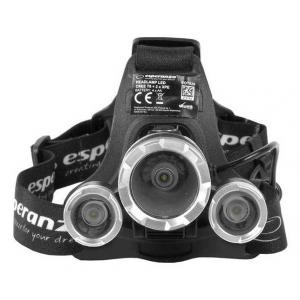 ESPERANZA φακός κεφαλής Cree T6 + 2x XPE Cepheus EOT026, 200LM, μαύρος | Φωτισμός | elabstore.gr