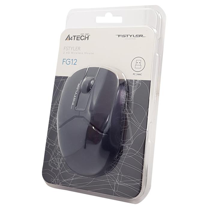 A4TECH ασύρματο ποντίκι Fstyler FG12, 1200DPI, 3 πλήκτρα, μαύρο | eLabstore.gr A4TECH ασύρματο ποντίκι Fstyler FG12, 1200DPI, 3 πλήκτρα, μαύρο | Συνοδευτικά PC | elabstore.gr