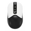 A4TECH ασύρματο ποντίκι Fstyler FG12, 1200DPI, 3 πλήκτρα, λευκό-μαύρο | Συνοδευτικά PC | elabstore.gr