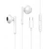 CELEBRAT earphones με μικρόφωνο G16, Type-C, 1.2m, λευκά | Αξεσουάρ κινητών | elabstore.gr