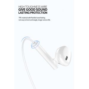 CELEBRAT earphones με μικρόφωνο G16, Type-C, 1.2m, λευκά | Αξεσουάρ κινητών | elabstore.gr
