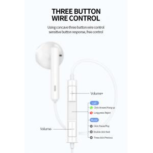 CELEBRAT earphones με μικρόφωνο G16, Type-C, 1.2m, λευκά | Αξεσουάρ κινητών | elabstore.gr