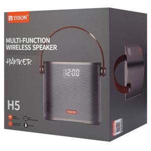 YISON φορητό ηχείο Hanker H5, 10W, Bluetooth 5.0, 4000mAh, γκρι | eLabstore.gr