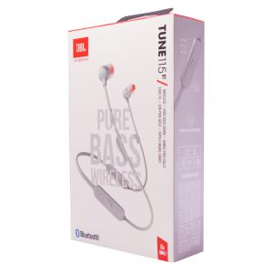 JBL ασύρματα ακουστικά JBL-T115-GR, bluetooth, μικρόφωνο, 160mAh, γκρι | Αξεσουάρ κινητών | elabstore.gr