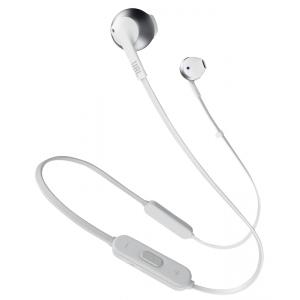 JBL earphones JBL-T205ΒΤ-SL, bluetooth, 120mAh, ασημί | Αξεσουάρ κινητών | elabstore.gr