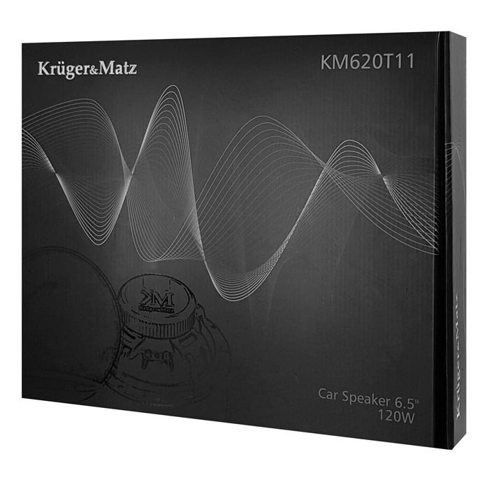 KRUGER&MATZ Κιτ ηχείων αυτοκινήτου KM620T11, 120W, 6.5", μαύρο | eLabstore.gr KRUGER&MATZ Κιτ ηχείων αυτοκινήτου KM620T11, 120W, 6.5", μαύρο | Gadgets - Αξεσουάρ | elabstore.gr