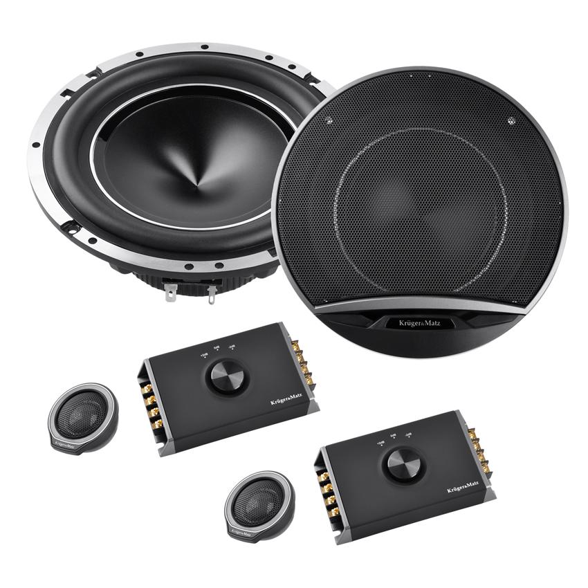 KRUGER&MATZ Κιτ ηχείων αυτοκινήτου KM620T11, 120W, 6.5", μαύρο | eLabstore.gr KRUGER&MATZ Κιτ ηχείων αυτοκινήτου KM620T11, 120W, 6.5", μαύρο | Gadgets - Αξεσουάρ | elabstore.gr