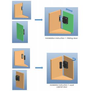 KERONG ηλεκτροπύρος KR-S61A, με RFID reader, κρυφός, μαύρος | Access Control | elabstore.gr