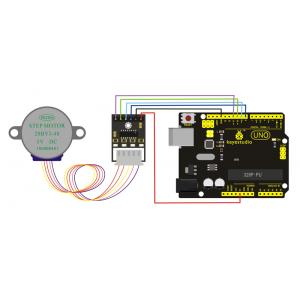 KEYESTUDIO stepper motor driver module και stepper motor KS0140, 5V | Gadgets - Αξεσουάρ | elabstore.gr