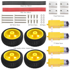 KEYESTUDIO motor wheel kit για smart car KS0324 | eLabstore.gr KEYESTUDIO motor wheel kit για smart car KS0324 | Gadgets - Αξεσουάρ | elabstore.gr