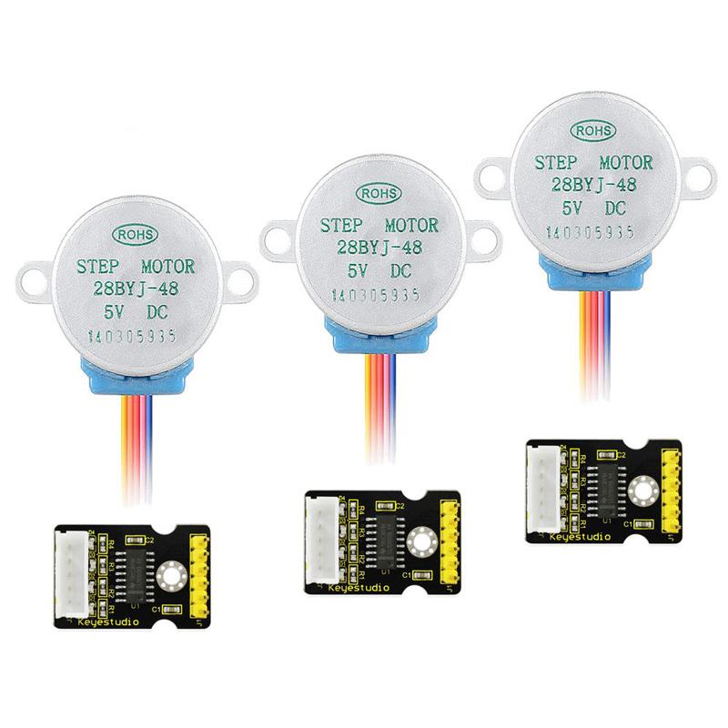 KEYESTUDIO stepper motor drive board και stepper motor KS0327, 5V, 3τμχ | eLabstore.gr KEYESTUDIO stepper motor drive board και stepper motor KS0327, 5V, 3τμχ | Gadgets - Αξεσουάρ | elabstore.gr