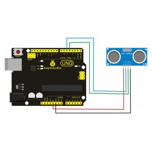 KEYESTUDIO HR-SR04 ultrasonic module KS0328, μπλε, 3τμχ | Gadgets - Αξεσουάρ | elabstore.gr