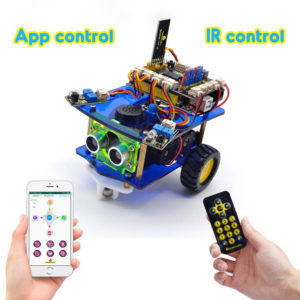 KEYESTUDIO desktop mini bluetooth smart car V3.0 KS0441 | Gadgets - Αξεσουάρ | elabstore.gr