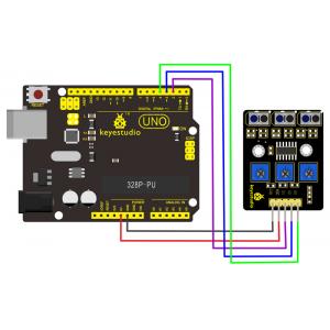 KEYESTUDIO 3-channel infrared line tracking sensor KS0453 | Gadgets - Αξεσουάρ | elabstore.gr