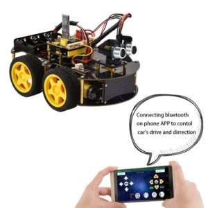 KEYESTUDIO 4WD BT robot car V2.0 kit KS0470, για Arduino | eLabstore.gr KEYESTUDIO 4WD BT robot car V2.0 kit KS0470, για Arduino | Gadgets - Αξεσουάρ | elabstore.gr