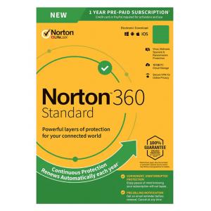 NORTON Antivirus 360 Standard ESD, 1 συσκευή, 10GB cloud, 1 έτος | Software | elabstore.gr