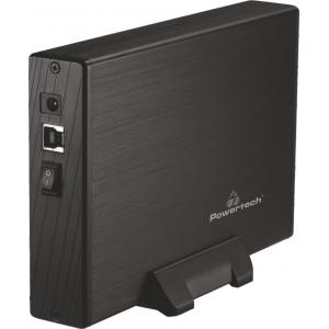 POWERTECH εξωτερική θήκη για HDD 3.5" PT-931 με βάση, USB 3.0, έως 4TB | Συνοδευτικά PC | elabstore.gr