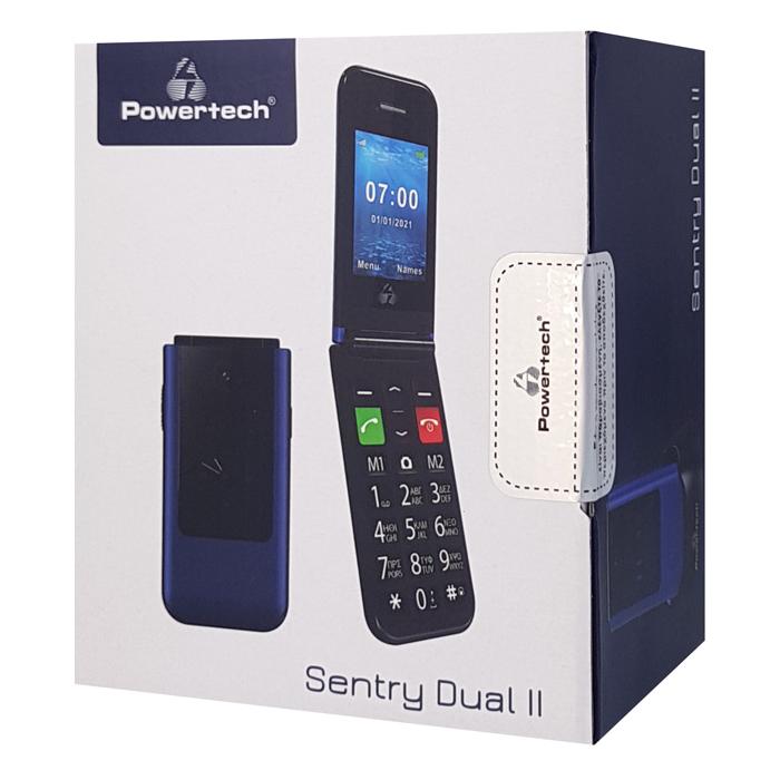 POWERTECH Κινητό Τηλέφωνο Sentry Dual II, 2 οθόνες, SOS Call, μπλε | eLabstore.gr POWERTECH Κινητό Τηλέφωνο Sentry Dual II, 2 οθόνες, SOS Call, μπλε | Mobile Συσκευές | elabstore.gr
