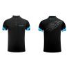 SADES t-shirt με γιακά τύπου Polo SA-T2XL, μαύρο, 2ΧL | Διαφημιστικό Υλικό | elabstore.gr