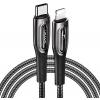 USAMS Καλώδιο Type-C σε Lightning SJ496USB01, 20W, 1.2m, μαύρο | Αξεσουάρ κινητών | elabstore.gr