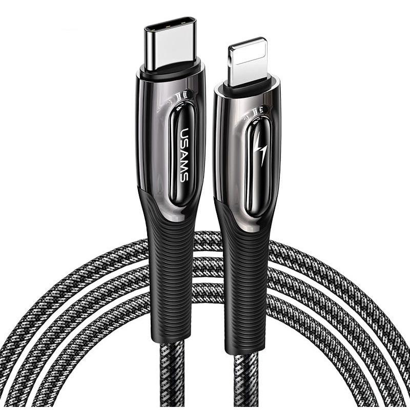 USAMS Καλώδιο Type-C σε Lightning SJ496USB01, 20W, 1.2m, μαύρο | eLabstore.gr USAMS Καλώδιο Type-C σε Lightning SJ496USB01, 20W, 1.2m, μαύρο | Αξεσουάρ κινητών | elabstore.gr
